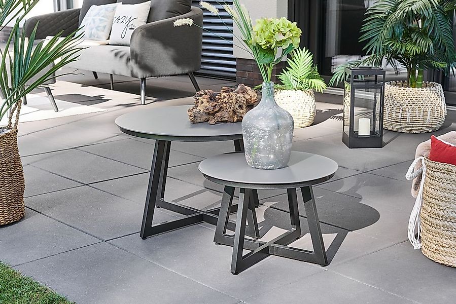 Primaster Gartentisch Primaster Beistelltisch Lumio Ø günstig online kaufen