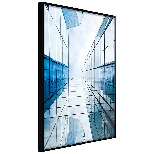 Poster - Steel And Glass (blue) günstig online kaufen