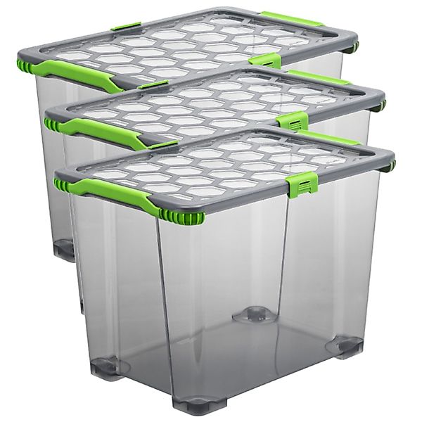 ROTHO Aufbewahrungsbox 3er Set Aufbewahrungsbox mit günstig online kaufen