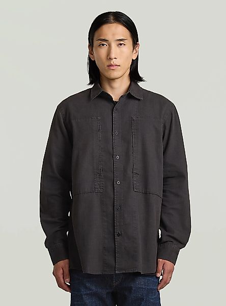 G-STAR Langarmshirt "Panelled Pocket Regular Shirt" günstig online kaufen