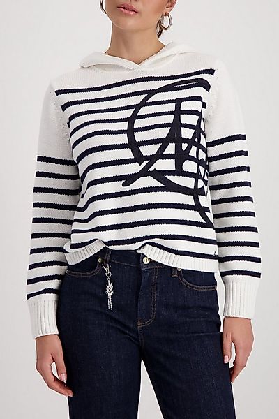 Monari Kapuzenpullover Regular Fit, mit Intarsie-Muster günstig online kaufen