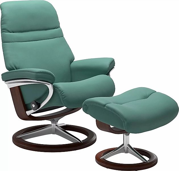 Stressless Relaxsessel "Sunrise", (Set, Relaxsessel mit Hocker), mit Signat günstig online kaufen