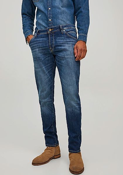 Jack & Jones Herren Jeans JJIGLENN JJFOX GE 348 - Slim Fit - Blau - Blue De günstig online kaufen
