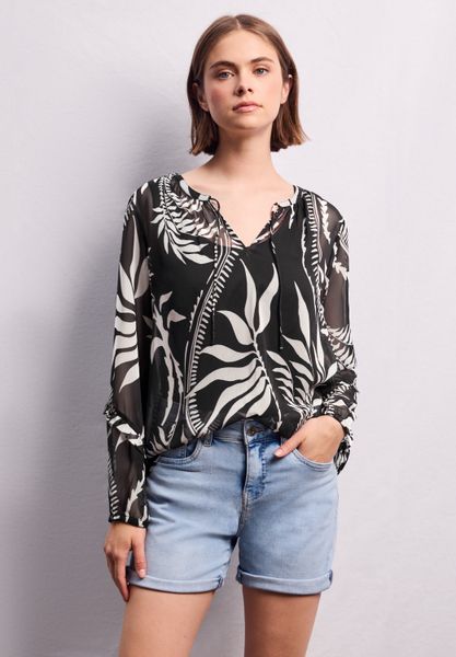STREET ONE STUDIO Chiffonbluse im lockeren Schnitt günstig online kaufen
