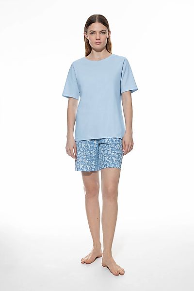 Mey Shorty "Flower Meadow" 2 Stk. tlg., Rundhalsausschnitt, kurzärmlig, Obe günstig online kaufen