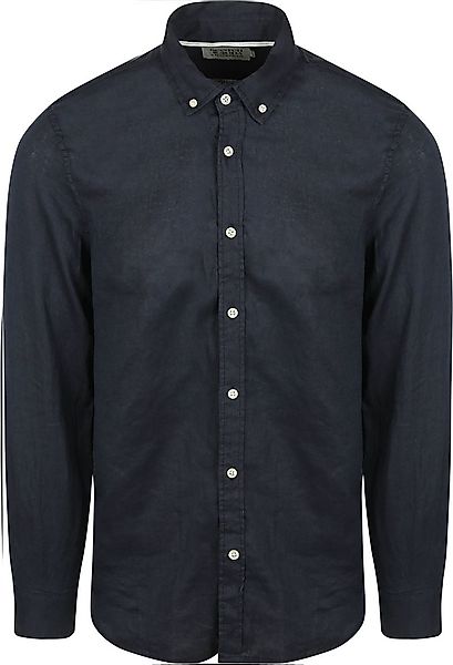 Scotch and Soda Leinen Hemd Navy - Größe XL günstig online kaufen