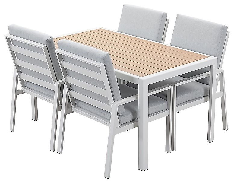 MeXo Gartenlounge-Set Gartenmöbel Set Aluminium, hoher günstig online kaufen