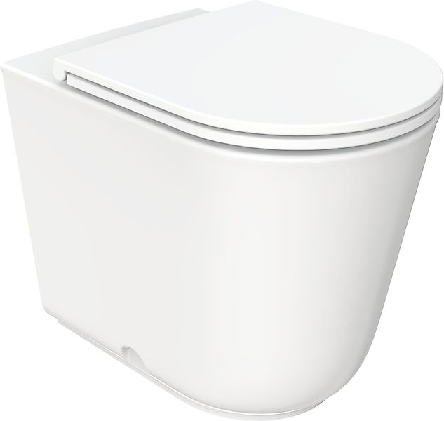 welltime Tiefspül-WC Cascata Design, bodenstehend, Abgang günstig online kaufen