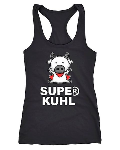 MoonWorks Tanktop Damen Tanktop Super Kuhl Kuh Racerback Moonworks® günstig online kaufen