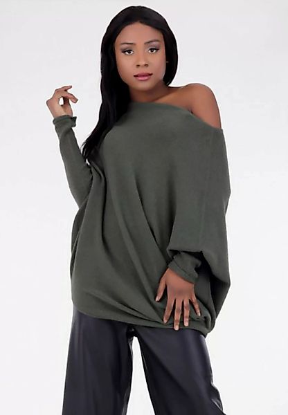 YC Fashion & Style Strickpullover "Casual Chic: Asymmetrischer Pullover in günstig online kaufen