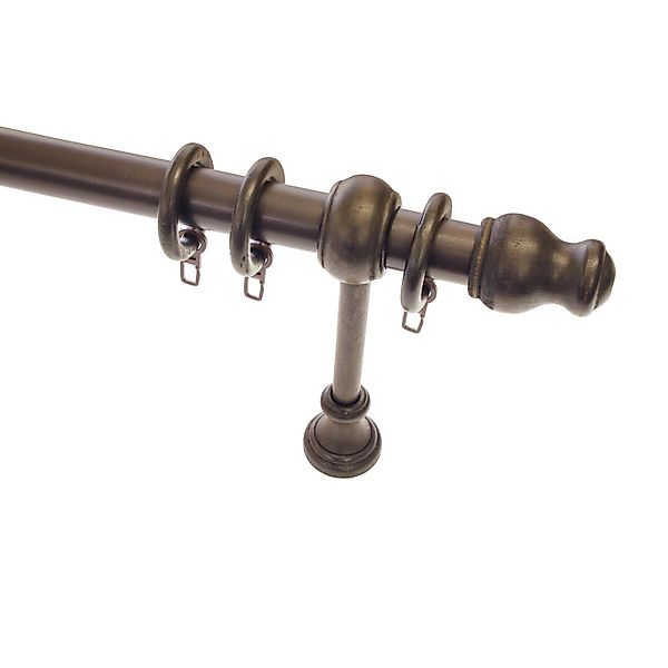 GARDINIA Gardinenstange Set Holz, Ø 28 günstig online kaufen