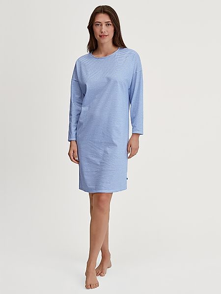 CALIDA Nachthemd "Lovely Nights", Langarm, Rundhals, Pure Cotton, Single Je günstig online kaufen