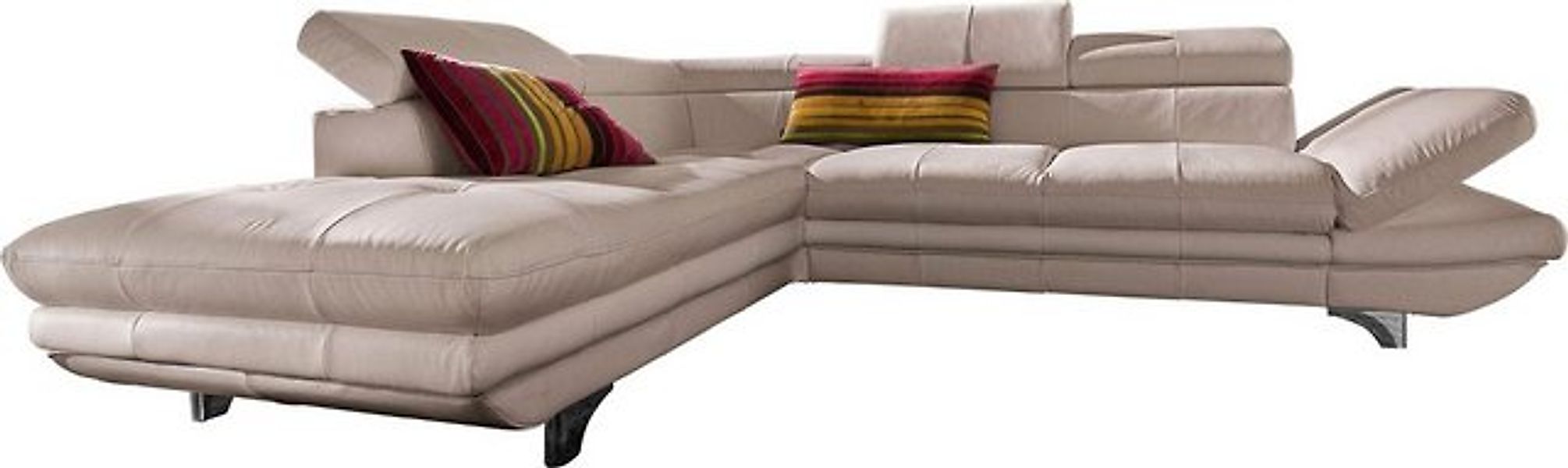 COTTA Ecksofa "Enterprise L-Form", mit Arm- & Kopfteilverstellung, wahlweis günstig online kaufen