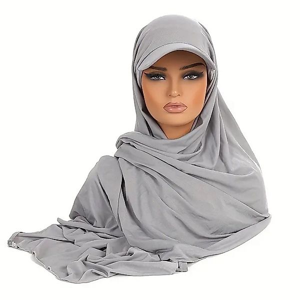 Aymasal Kopftuch Umra Hijab Cap Schal Kopftuch Khimar Khumur Cappy Sonnensc günstig online kaufen