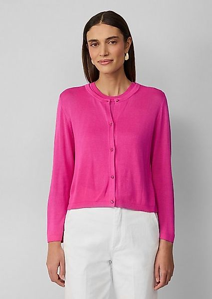 s.Oliver BLACK LABEL Strickjacke Slim-Fit-Cardigan mit günstig online kaufen