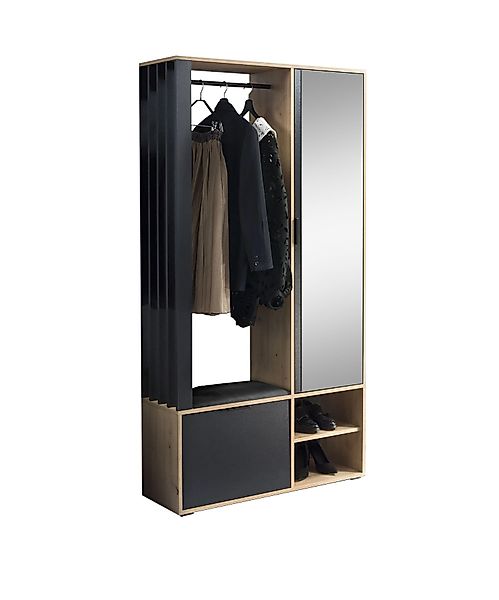 Beautysofa Garderobenschrank LIMO mit Spiegel – günstig online kaufen