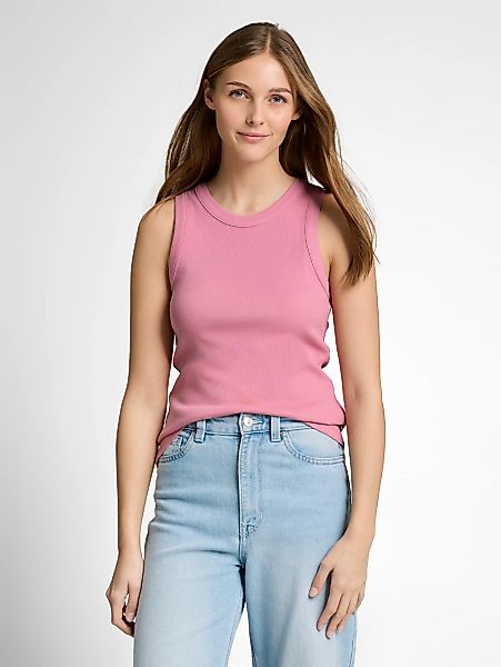 TOM TAILOR Denim Rundhalsshirt ohne Ärmel günstig online kaufen