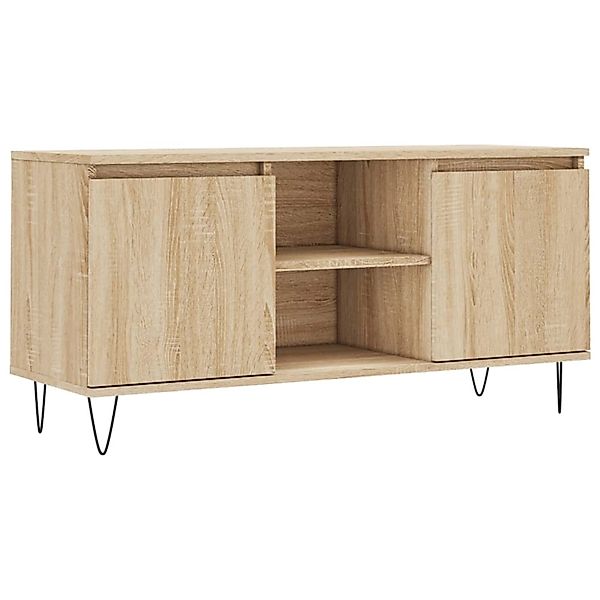 vidaXL TV-Schrank Sonoma-Eiche 104x35x50 cm Holzwerkstoff 827015 günstig online kaufen