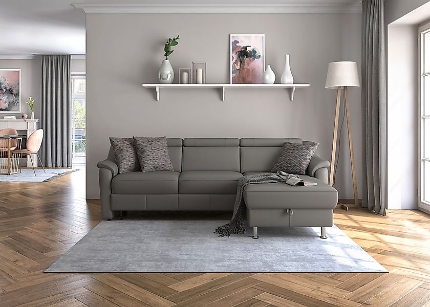 sit&more Ecksofa »Freetown L-Form« inklusive Kopfteilverstellung und komfor günstig online kaufen