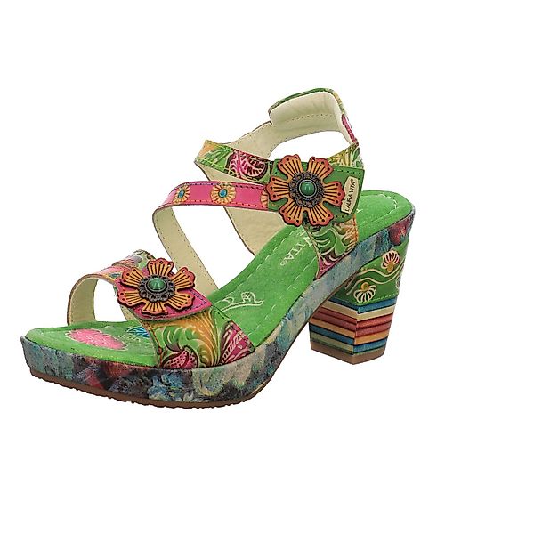 LAURA VITA Vert (bunt) Plateausandaletten günstig online kaufen