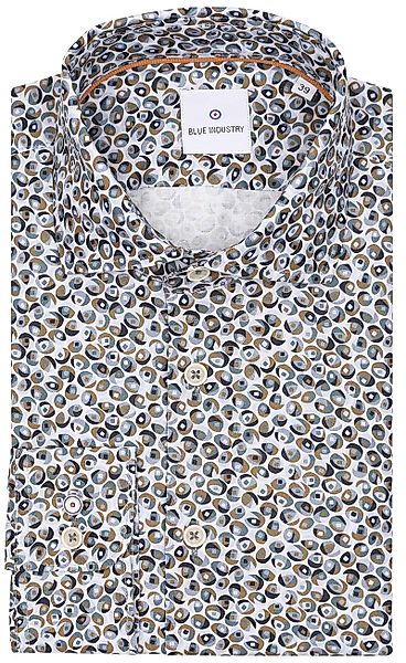 Blue Industry Hemd mit Muster - Größe 38 günstig online kaufen