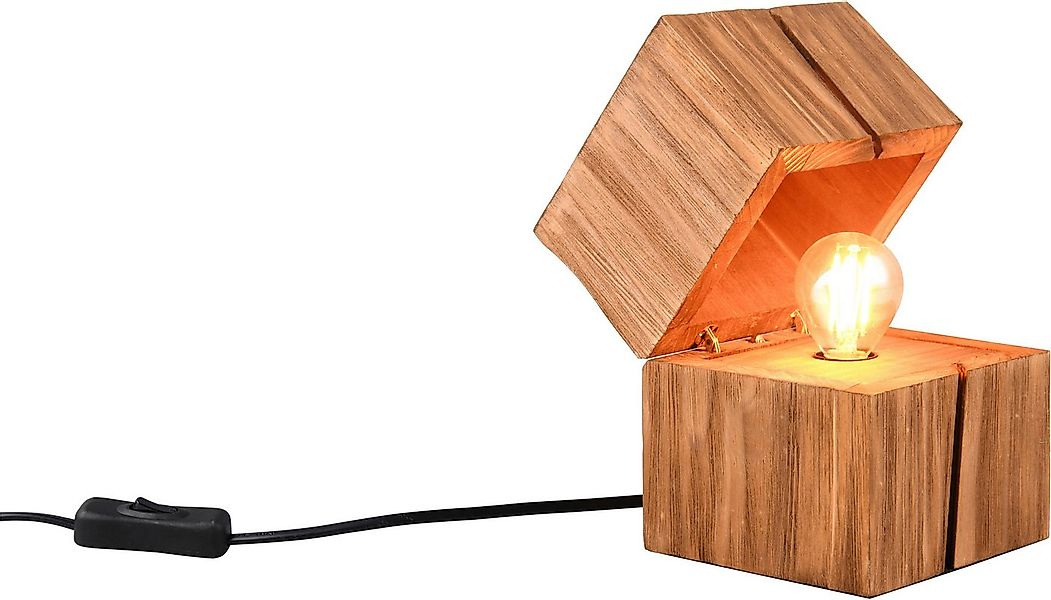 TRIO Leuchten Schreibtischlampe TREASURE, Deko Tischleuchte Schatzkiste ink günstig online kaufen