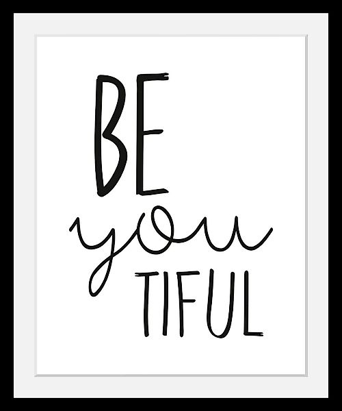queence Bild »Spruch«, Schwarz-Weiß-Schriftzug-Motivationsbilder-Smileys, H günstig online kaufen