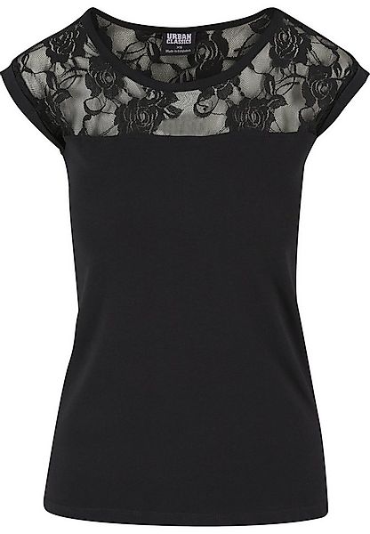 URBAN CLASSICS Kurzarmshirt Urban Classics Damen Ladies Top Laces Tee (1-tl günstig online kaufen