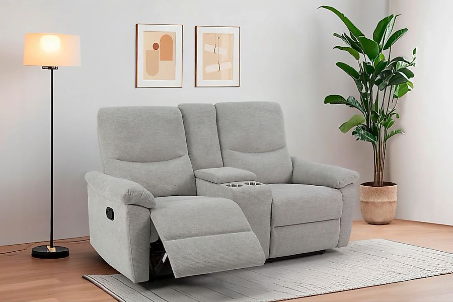 Home affaire 2-Sitzer "ODILON, 2er-Kinosofa, TV-Sessel, Mulitmedia-Sofa, St günstig online kaufen