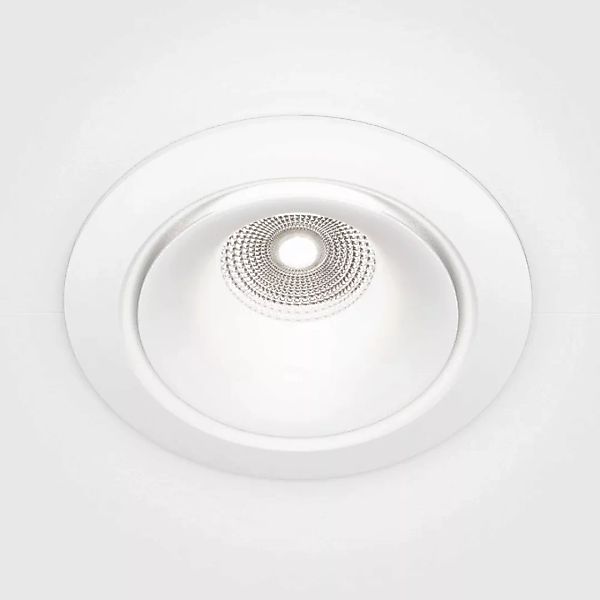 LED Deckeneinbaustrahler Yin in Weiß 12W 920lm 4000K dimmbar günstig online kaufen