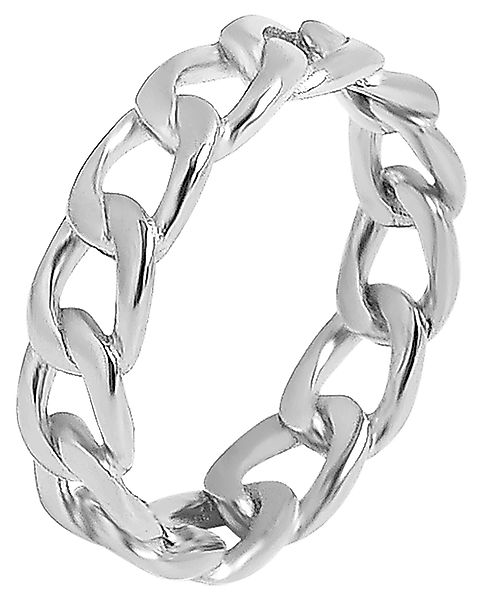 AKZENT Fingerring Silvana aus Edelstahl, silberfarben, günstig online kaufen