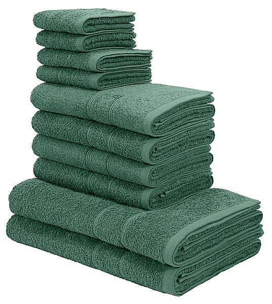 my home Handtuch Set "Inga, Duschtücher, Handtücher, Gästetücher, Seiftüche günstig online kaufen