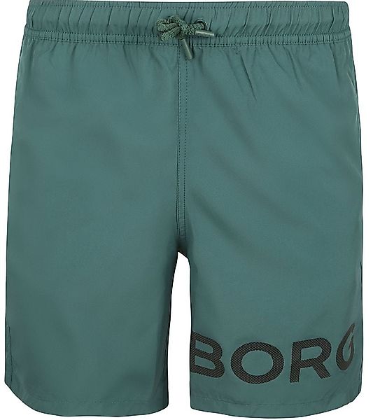 Bjorn Borg Badeshorts Logo Dunkelgrün - Größe L günstig online kaufen