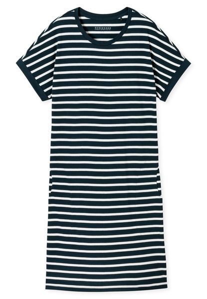 Schiesser Nachthemd Casual Essentials mit garngefärbten günstig online kaufen