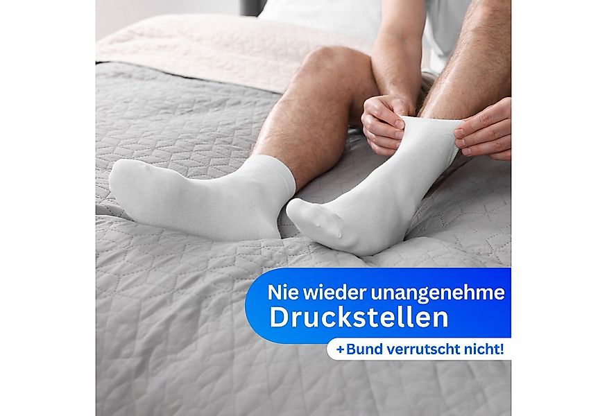 MEDOLY Gesundheitssocken Socken ohne Gummibund, 75% Baumwolle (6 Paar) ohne günstig online kaufen