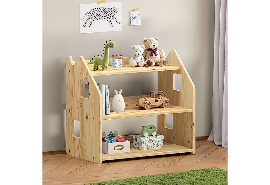 IDIMEX Kinderregal YASMIN, Bücherregal, Montessori Spielzeugregal Kinderzim günstig online kaufen