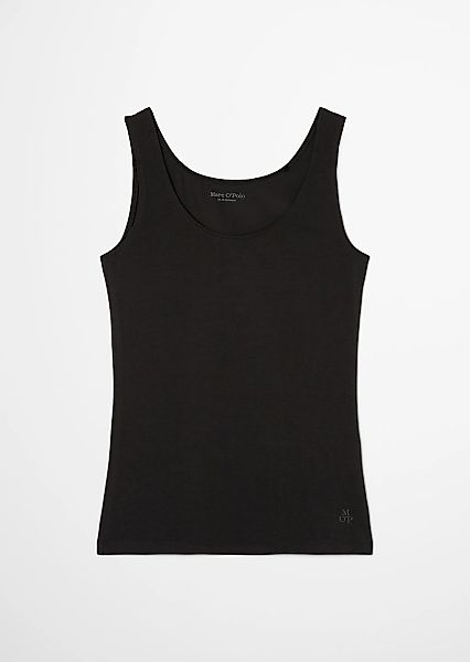 Marc O'Polo Tanktop Essentials mit kleinem Logo am Saum günstig online kaufen