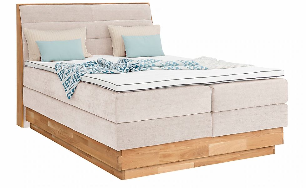 OTTO products Boxspringbett "Jenna" ohne LED-Beleuchtung, mit zertifizierte günstig online kaufen