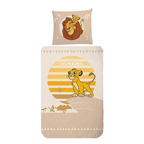 MTOnlinehandel Kinderbettwäsche König der Löwen Biber/ günstig online kaufen