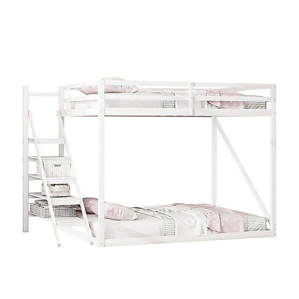 REDOM Etagenbett Kinderbett Holzbett Hochbett Kinderbett 140x200, mit Siche günstig online kaufen