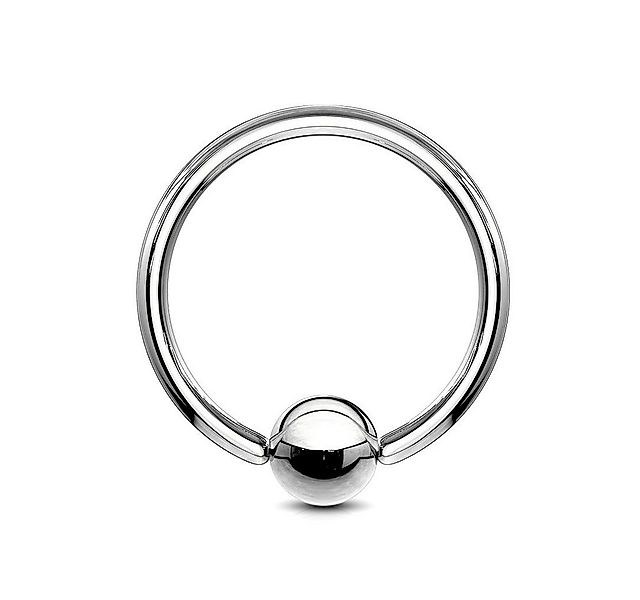 viva-adorno Nasenpiercing 1,2 bis 6mm BCR Ring Klemmring Ball Closure Ring günstig online kaufen