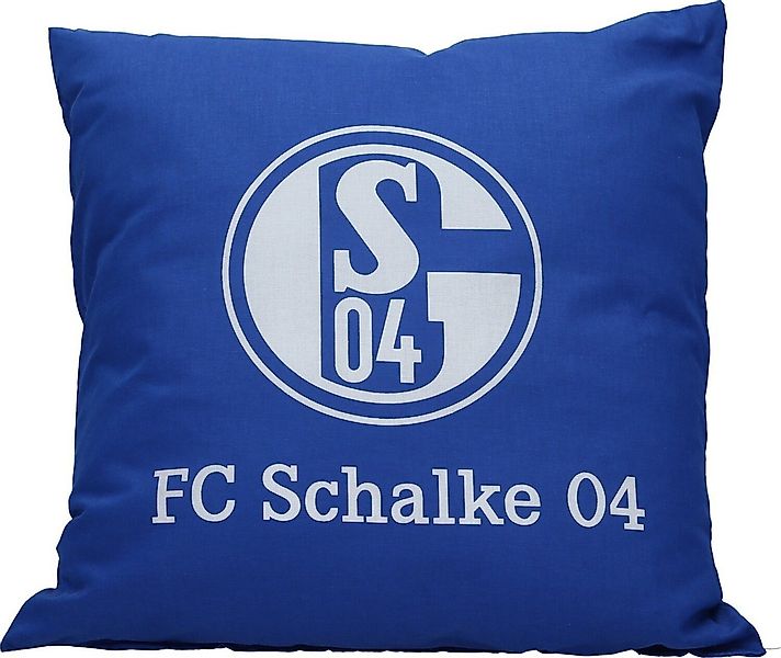 FC Schalke 04 Zierkissen FC Schalke 04 Kissen Signet 38x38cm günstig online kaufen