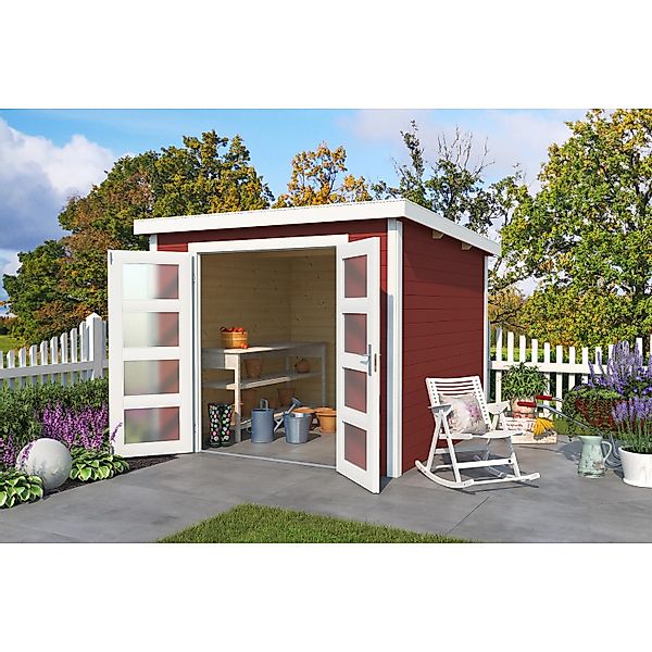 Lasita Holz-Gartenhaus Zambezi 5 Schwedenrot 270 cm x 324,8 cm günstig online kaufen