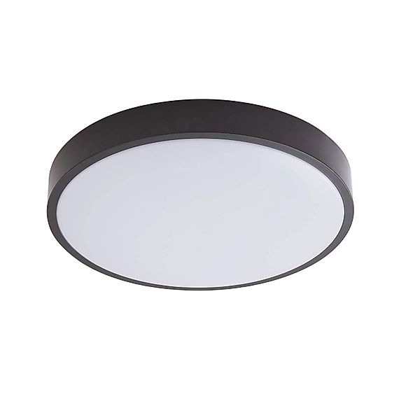 Lindby LED Deckenleuchte Medon 10013346 Modern in Schwarz aus Metall 1-flam günstig online kaufen