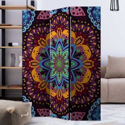 Paravent mit Mandala Motiv orientalischen Stil günstig online kaufen