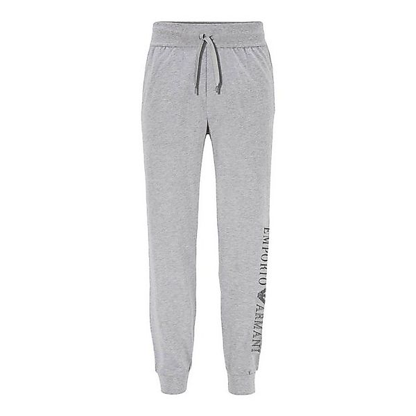 Emporio Armani Loungehose Trousers mit Logoprint am linken Bein günstig online kaufen