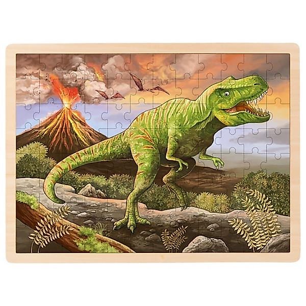 goki Rahmenpuzzle Einlegepuzzle T-Rex Puzzle Holzpuzzle, günstig online kaufen