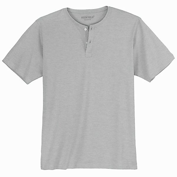 redfield Rundhalsshirt Redfield Übergrößen T-Shirt grau günstig online kaufen