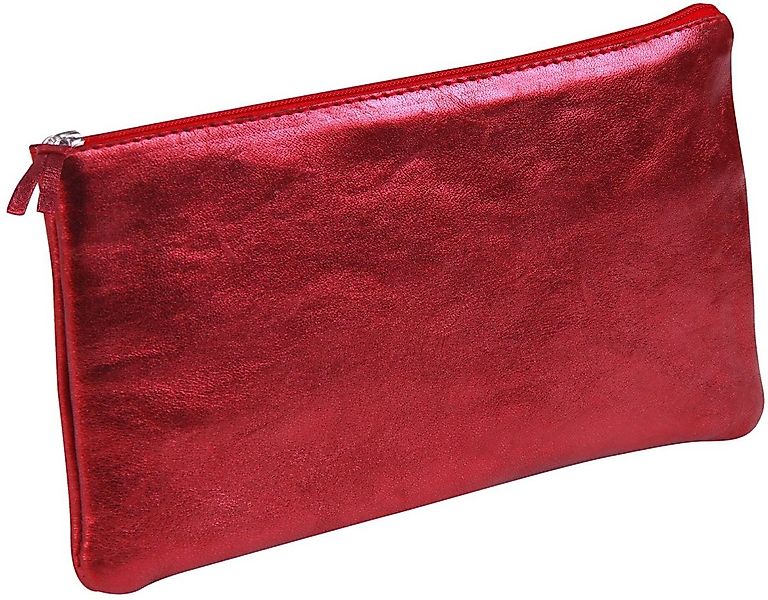 CLAIREFONTAINE Federtasche Schlampermäppchen Leder flach 22x11cm günstig online kaufen