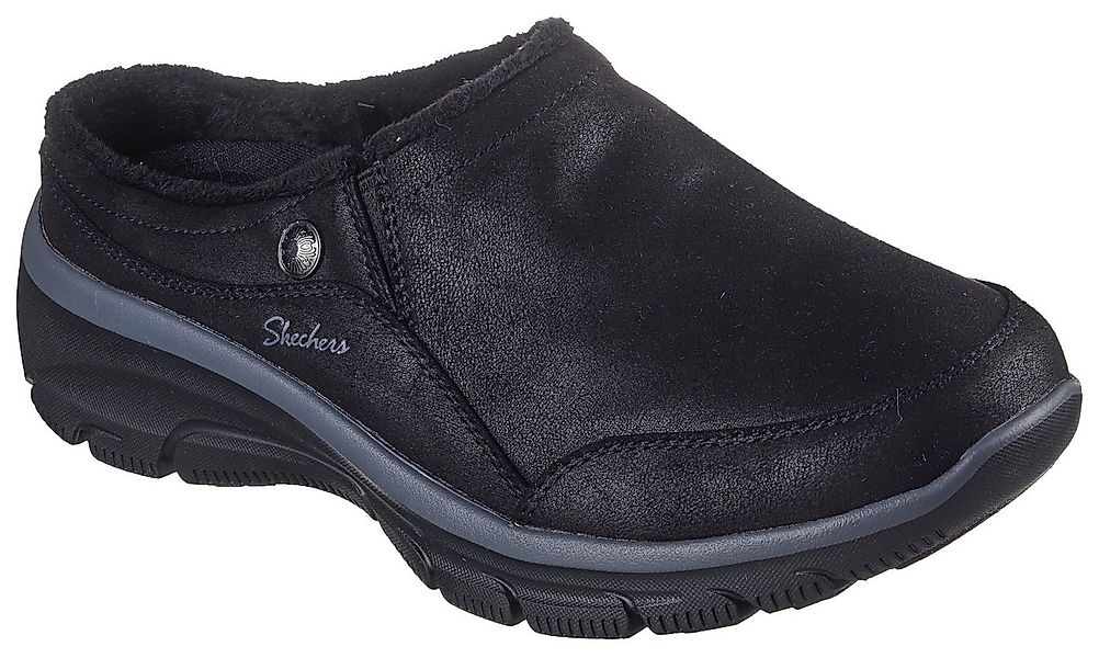 Skechers EASY GOING-LATTE 2 Clog Pantoffel, Slipper, Hausschuh mit Warmfutt günstig online kaufen